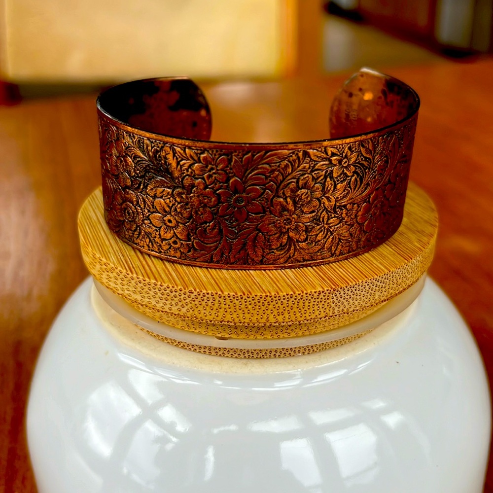 Beautiful, solid copper cuff bracelet